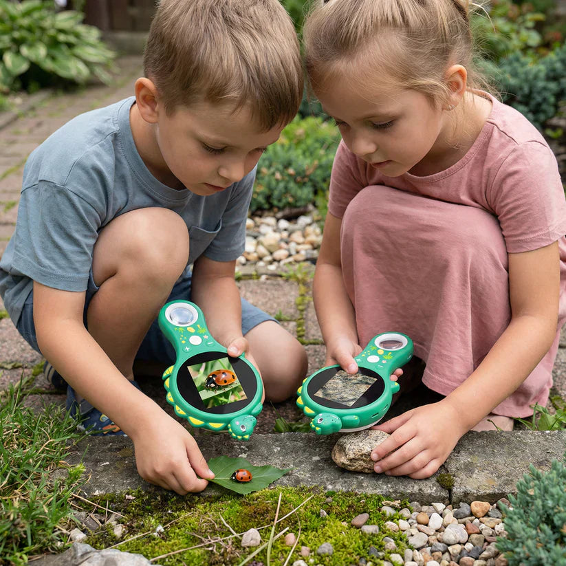 Mikroskop Video untuk Kanak-Kanak dengan Skrin – Alat Eksplorasi Mudah Alih untuk Peneroka Muda