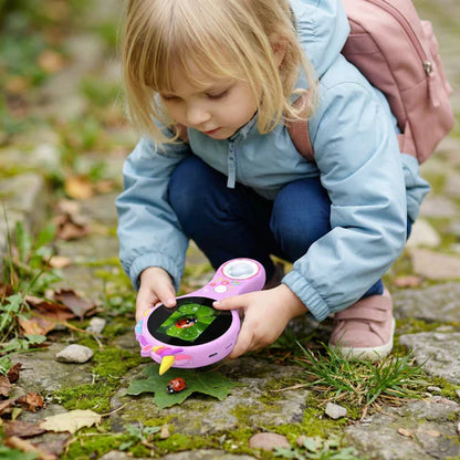 Mikroskop Video untuk Kanak-Kanak dengan Skrin – Alat Eksplorasi Mudah Alih untuk Peneroka Muda