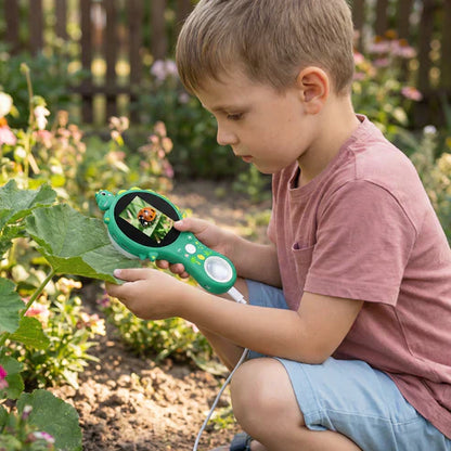 Mikroskop Video untuk Kanak-Kanak dengan Skrin – Alat Eksplorasi Mudah Alih untuk Peneroka Muda